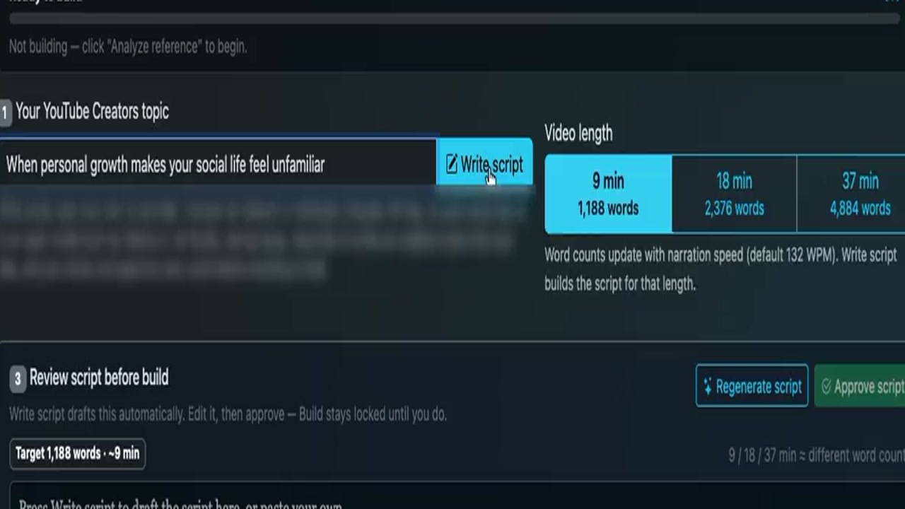 EasyTube topic and Write script controls